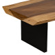 Couchtisch Suar Holz und Eisen 150x70 cm - fanmuebles