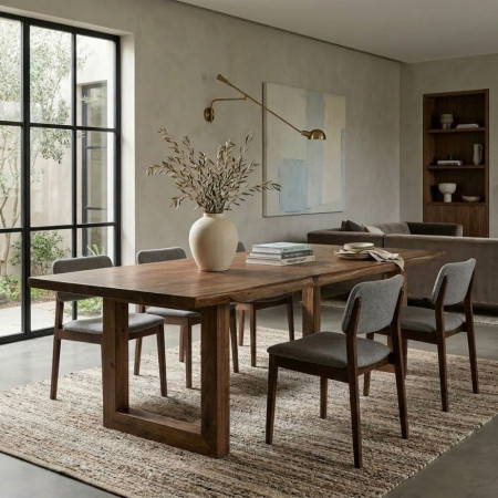 Mesa Comedor Marrón 280 x 77 x 100 cm