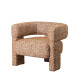 SILLÓN CAQUI TEJIDO SALÓN 81 X 72 X 69 CM