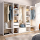 Cabina Armadio Aperta Suit Bianco 256 cm 5 Colonne - fanmuebles