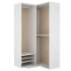 Cabina Armadio Aperta Angolare Suit Scarpiera Bianco Reversibile 105x104 cm - fanmuebles