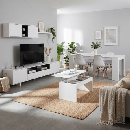 Oferta de salón completo con mesa consola - Fanmuebles