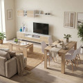 Salón completo Belus con mesa de centro, mesa extensible y 4 sillas