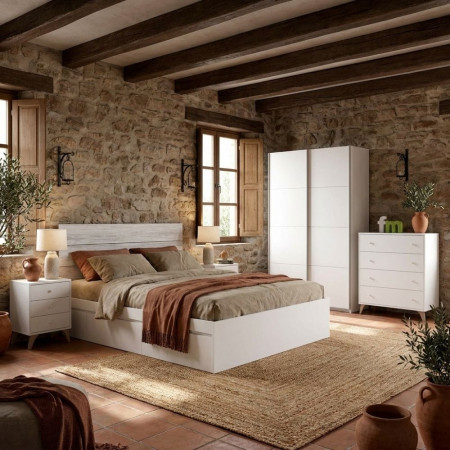 Chambre complète Sweet White Velho - Artik fanmuebles
