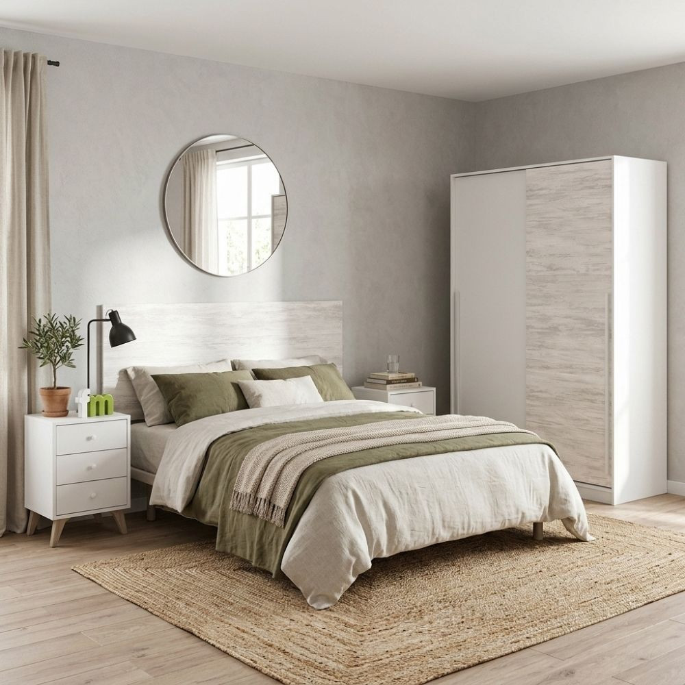 ✨ Economize com o pacote Sweet Vintage Bedroom com guarda-roupa Elliot ✨