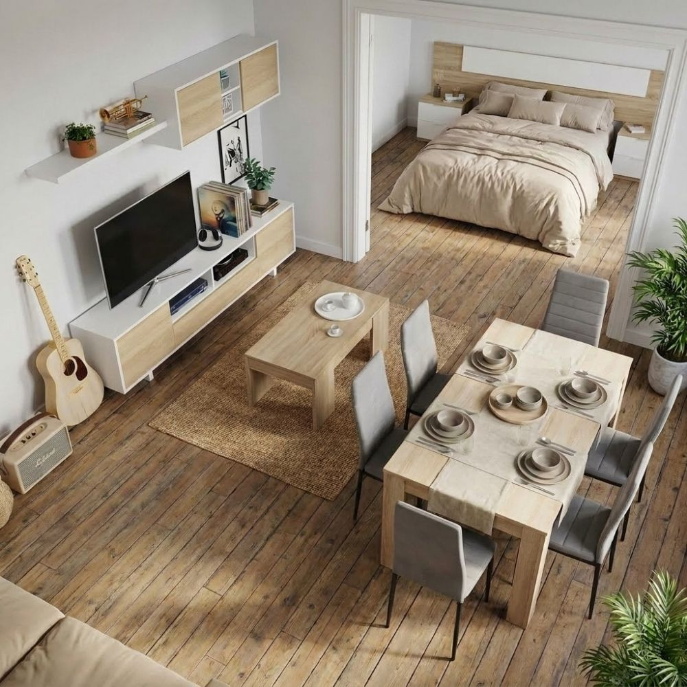 Oferta de Piso completo estilo Nórdico - Fanmuebles