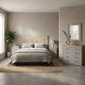 Pack Dormitorio Dafne - Colección Dafne - Roble Sonoma y Blanco - Varias Medidas