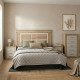 Pack Dormitorio Dafne 4 Piezas - Roble y Blanco - fanmuebles