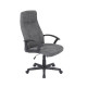 Silla de Oficina Elevable Tyr Tela Gris Oscuro | fanmuebles