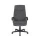 Sedia da Ufficio Regolabile Tyr Tessuto Grigio Scuro | fanmuebles