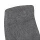 Chaise de Bureau Reglable en Hauteur Tyr Tissu Gris Fonce | fanmuebles