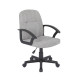 Chaise Bureau Hela Tissu Gris - fanmuebles