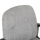 Chaise Bureau Hela Tissu Gris - fanmuebles