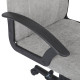 Chaise Bureau Hela Tissu Gris - fanmuebles