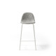 Lot 2 Tabourets Oslo Cendré Blanc 43x88x44