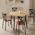 Mesa Redonda Helen Roble Hércules-Negro 90 x 76 x 90 cm