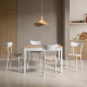 Table de cuisine extensible Atenas Blanche Hércules - fanmuebles