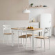 Table de cuisine extensible Atenas Blanche Hércules - fanmuebles
