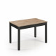 Mesa de Cocina Fija Niza Roble Hércules y Negro
