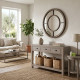 CONSOLA NATURAL MADERA 135 X 45 X 80 CM