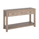 CONSOLA NATURAL MADERA 135 X 45 X 80 CM