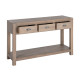 CONSOLA NATURAL MADERA 135 X 45 X 80 CM