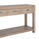 CONSOLA NATURAL MADERA 135 X 45 X 80 CM