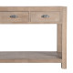 CONSOLA NATURAL MADERA 135 X 45 X 80 CM