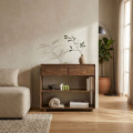 CONSOLA MADERA DE MANGO SALÓN 100 X 35 X 80 CM