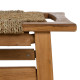 TABURETE NATURAL MADERA 49 X 35 X 45 CM
