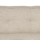 SOFÁ 3 PLAZAS BEIGE TEJIDO SIBARIS 218 X 102 X 77 CM