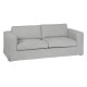 SOFÁ 3 PLAZAS GRIS TEJIDO SIENA 222 X 95 X 80 CM