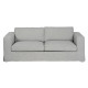 SOFÁ 3 PLAZAS GRIS TEJIDO SIENA 222 X 95 X 80 CM