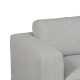 SOFÁ 3 PLAZAS GRIS TEJIDO SIENA 222 X 95 X 80 CM