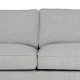 SOFÁ 3 PLAZAS GRIS TEJIDO SIENA 222 X 95 X 80 CM