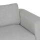 SOFÁ 3 PLAZAS GRIS TEJIDO SIENA 222 X 95 X 80 CM