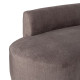 SOFÁ 3 PIEZAS GRIS TEJIDO SALÓN 405 X 112 X 70 CM