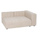 SOFÁ DESESTRUCTURADO BEIGE TEJIDO SALÓN 150 X 100 X 66 CM