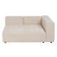 SOFÁ DESESTRUCTURADO BEIGE TEJIDO SALÓN 150 X 100 X 66 CM