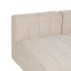 SOFÁ DESESTRUCTURADO BEIGE TEJIDO SALÓN 150 X 100 X 66 CM