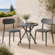 Acheter Table Jardin Guéridon Tara Anthracite - fanmuebles