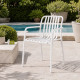 Sedia da Giardino Blanca Ivy - Design Minimalista e Luminosa
