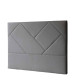 Cabecero Cama Europa 160 cm Tela Gris - fanmuebles