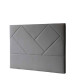 Cabecero Cama Europa 150 cm Tela Gris - fanmuebles