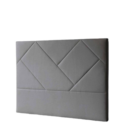Cabecero Cama Europa 150 cm Tela Gris - fanmuebles