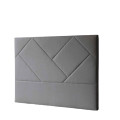 Tête de lit tapissée Europa tela gris - 150 x 120 x 6 cm