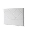 Testiera da letto imbottita Europa polipiel blanca - 150 x 120 x 6 cm