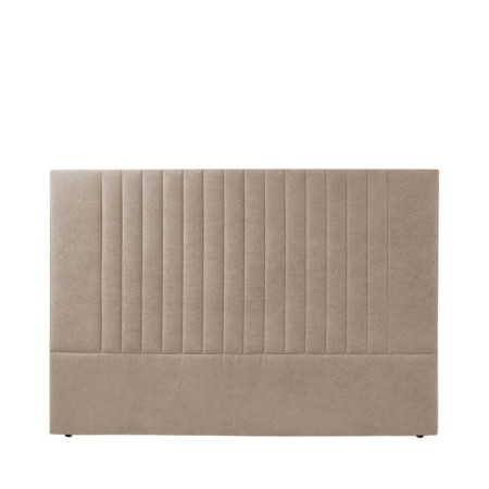 Cabeceira Cama Atlántico 160 cm Tecido Bege - fanmuebles