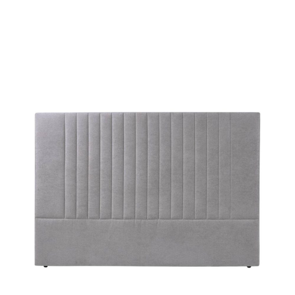 Tête de lit Atlántico 150 cm Tissu Gris - fanmuebles