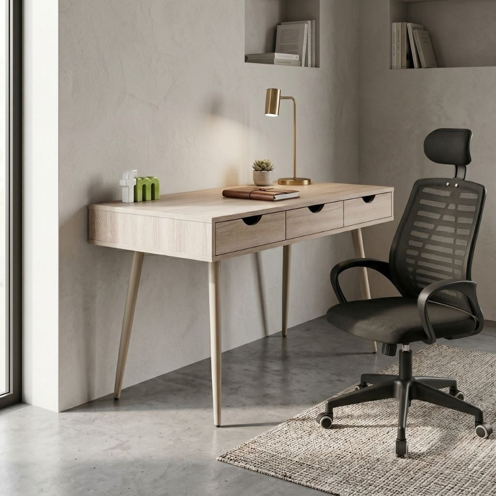 Scrivania Mike Rovere 3 Cassetti - fanmuebles
